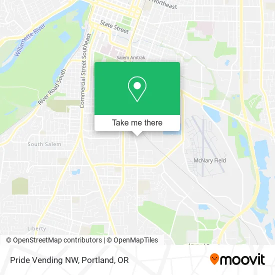 Mapa de Pride Vending NW