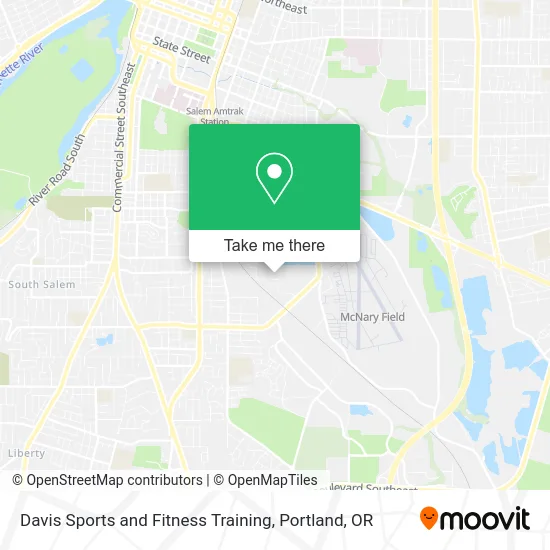 Davis Sports and Fitness Training map