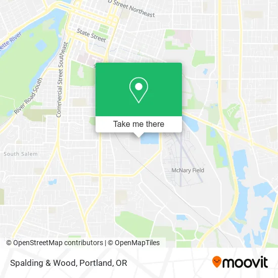 Mapa de Spalding & Wood