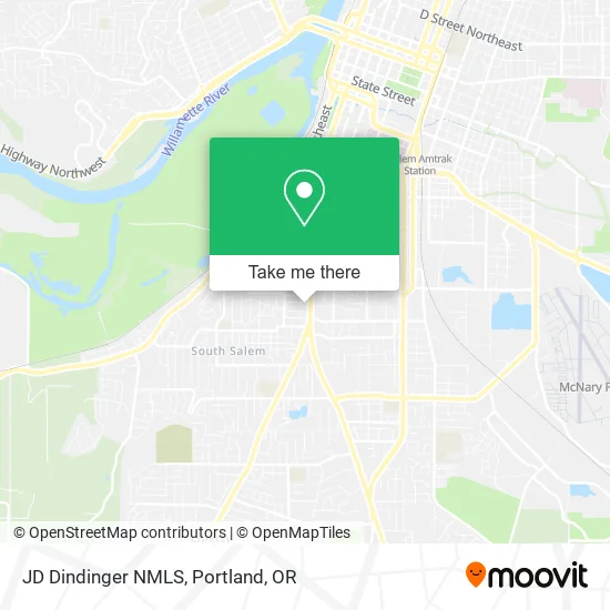 Mapa de JD Dindinger NMLS