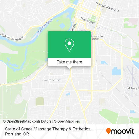 Mapa de State of Grace Massage Therapy & Esthetics