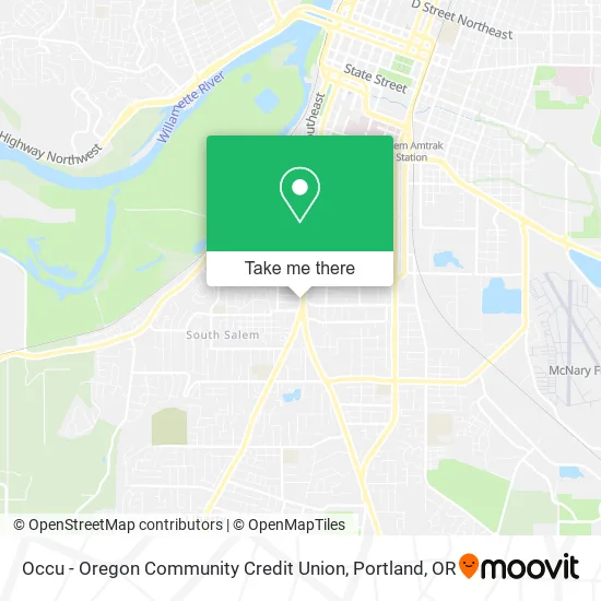 Mapa de Occu - Oregon Community Credit Union