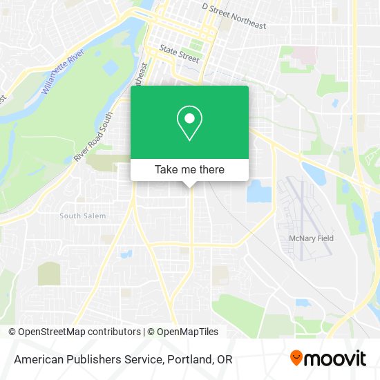 Mapa de American Publishers Service