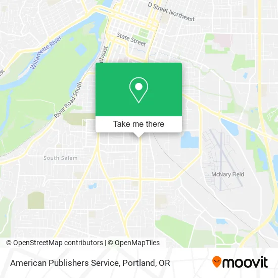 Mapa de American Publishers Service