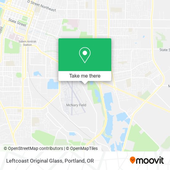 Mapa de Leftcoast Original Glass