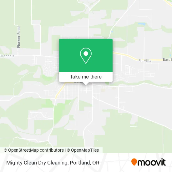 Mighty Clean Dry Cleaning map