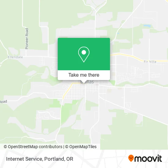 Internet Service map