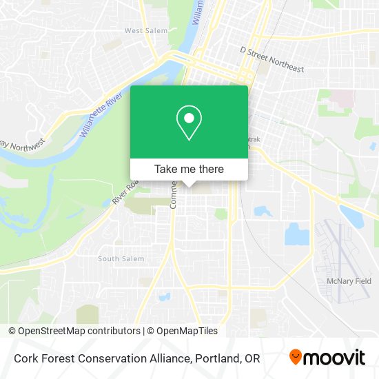 Cork Forest Conservation Alliance map