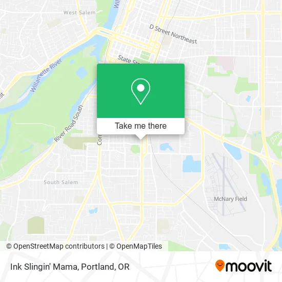 Ink Slingin' Mama map