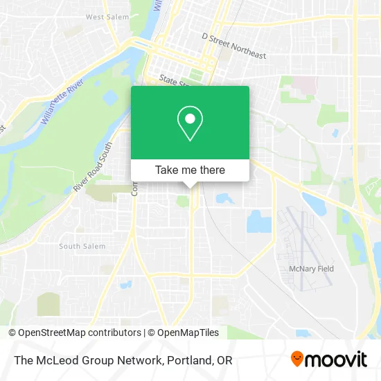 Mapa de The McLeod Group Network