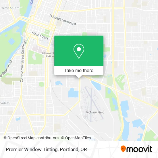 Premier Window Tinting map
