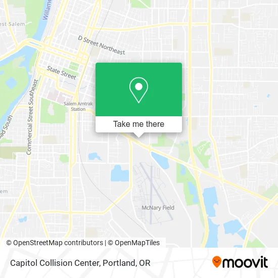 Capitol Collision Center map
