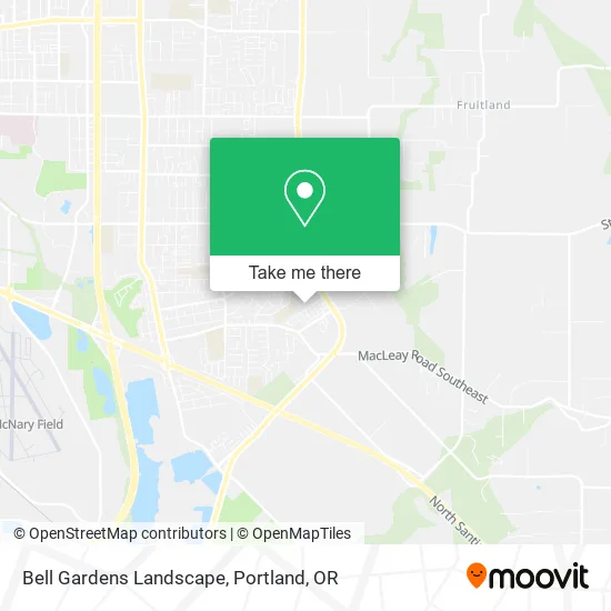 Mapa de Bell Gardens Landscape