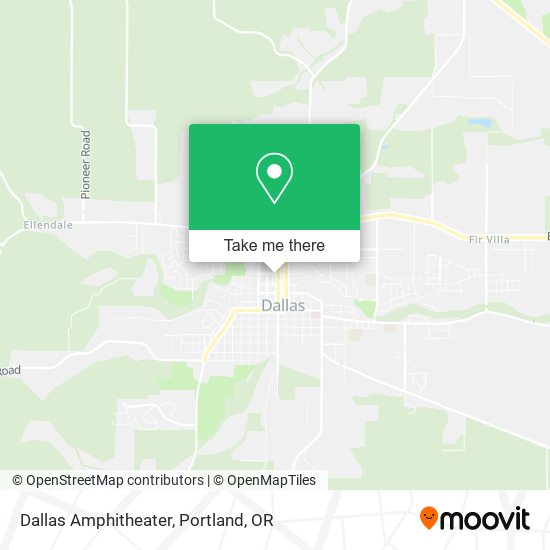 Dallas Amphitheater map