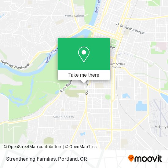 Mapa de Strenthening Families