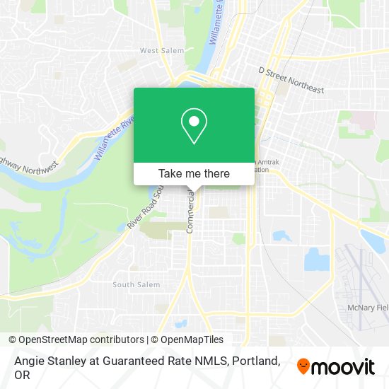 Angie Stanley at Guaranteed Rate NMLS map