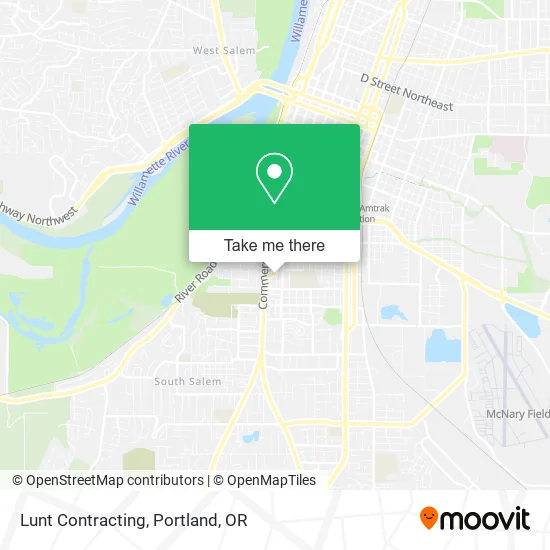 Lunt Contracting map