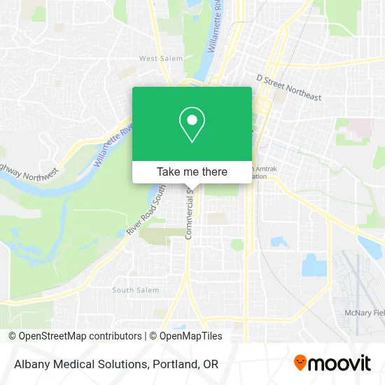Albany Medical Solutions map