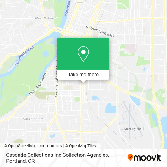 Cascade Collections Inc Collection Agencies map