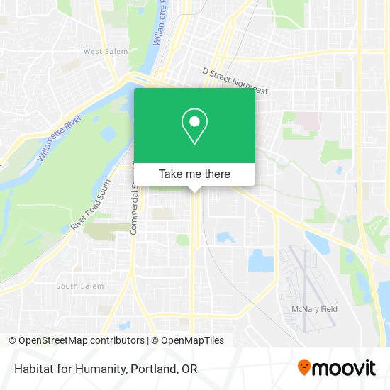 Mapa de Habitat for Humanity