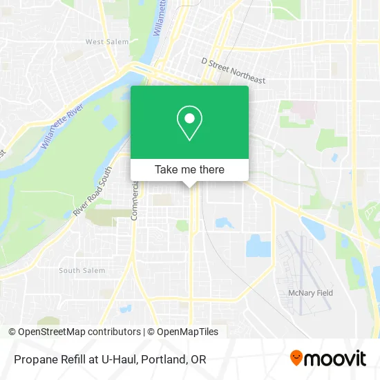 Propane Refill at U-Haul map