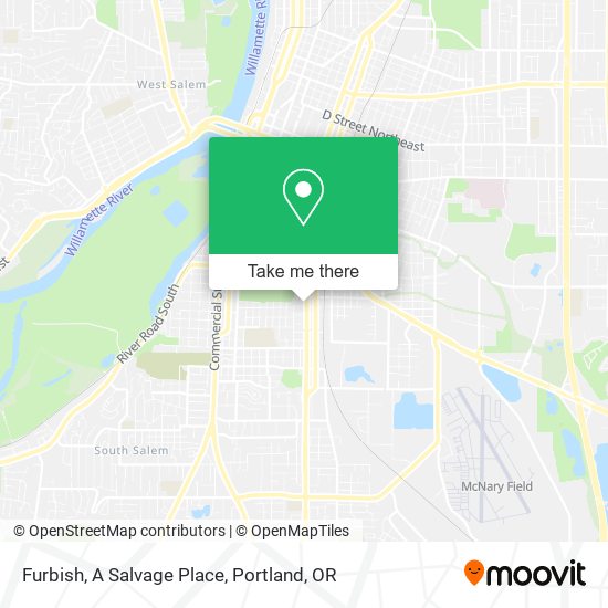 Mapa de Furbish, A Salvage Place