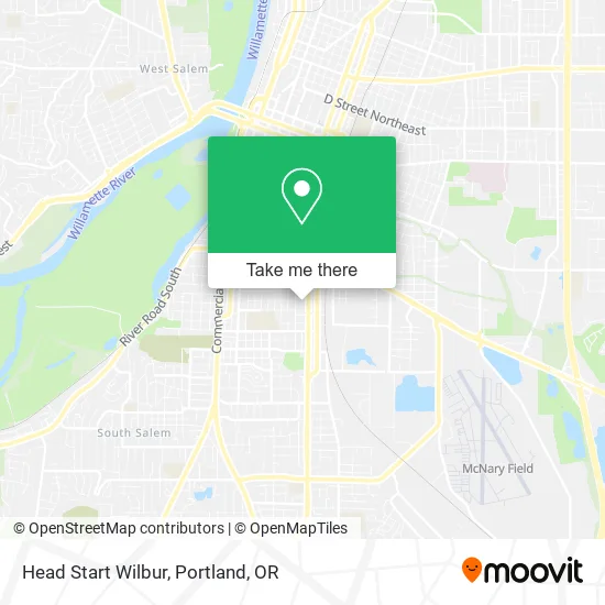 Head Start Wilbur map