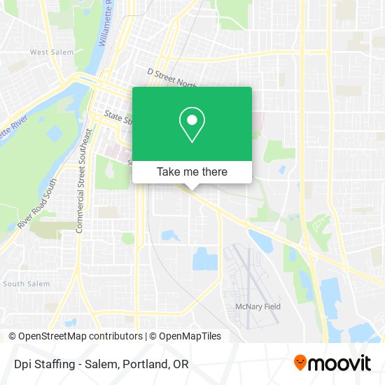 Mapa de Dpi Staffing - Salem