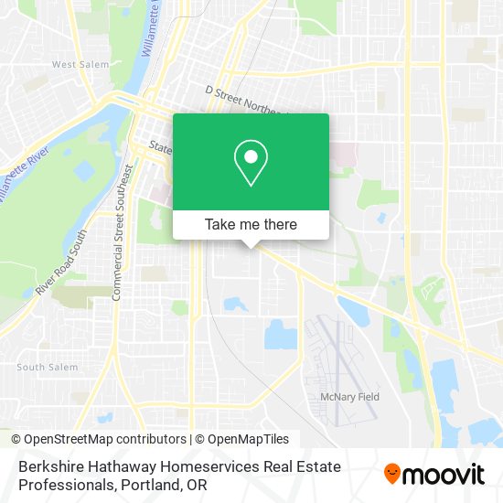 Berkshire Hathaway Homeservices Real Estate Professionals map