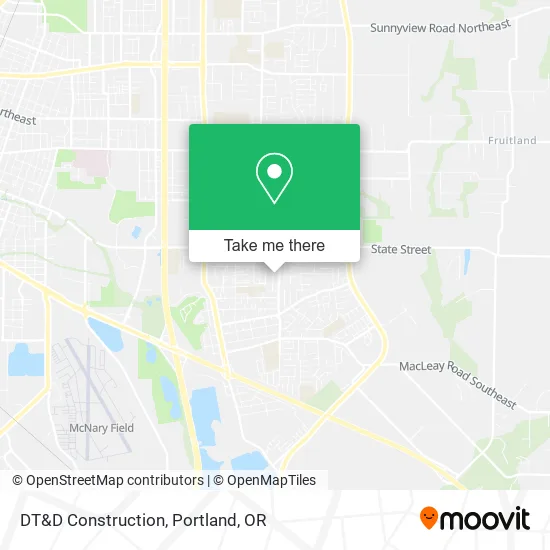 Mapa de DT&D Construction