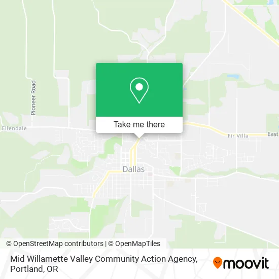 Mid Willamette Valley Community Action Agency map