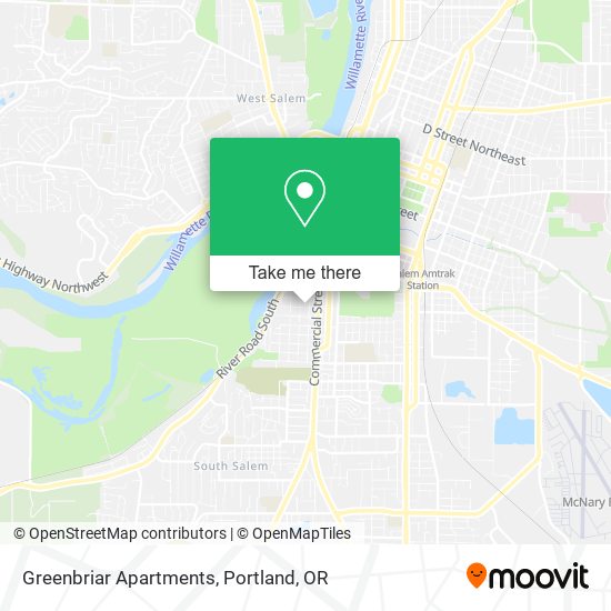 Mapa de Greenbriar Apartments
