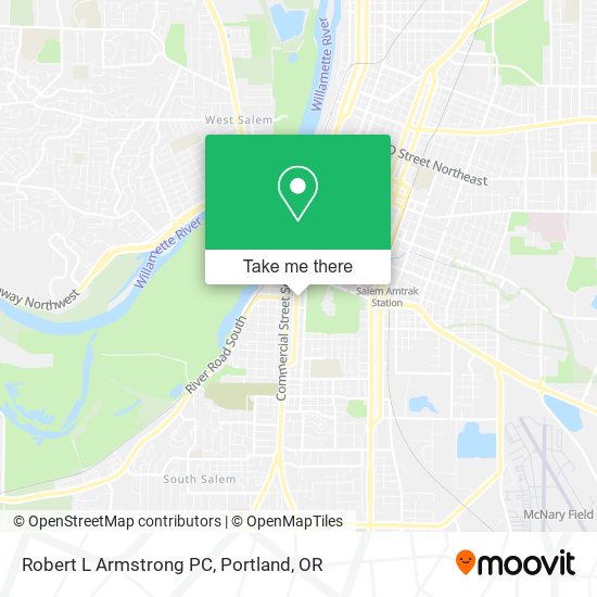 Mapa de Robert L Armstrong PC