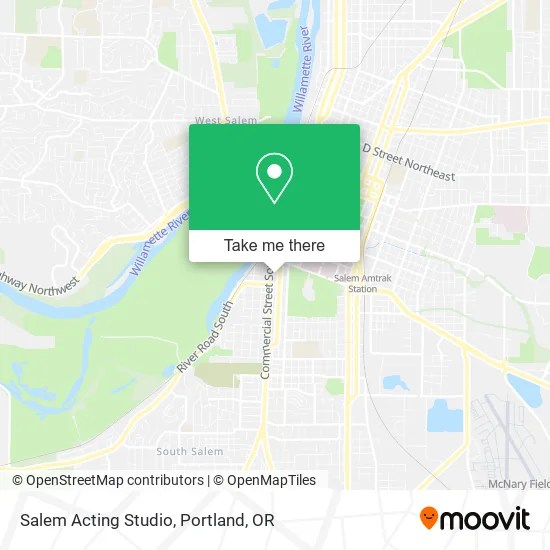 Salem Acting Studio map