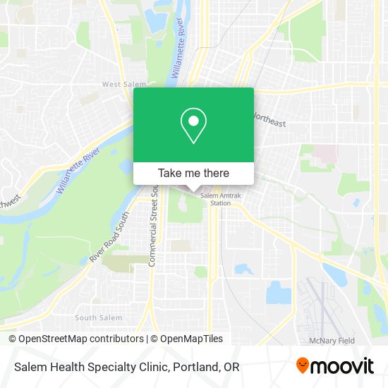 Mapa de Salem Health Specialty Clinic