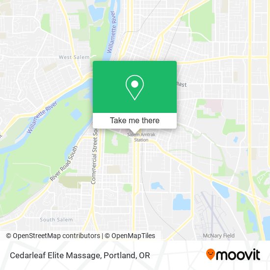 Cedarleaf Elite Massage map