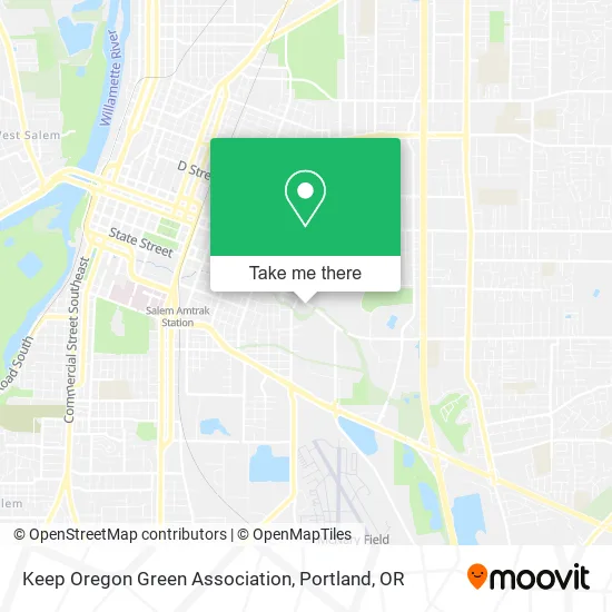 Keep Oregon Green Association map