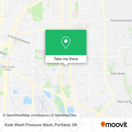 Kwik Wash Pressure Wash map