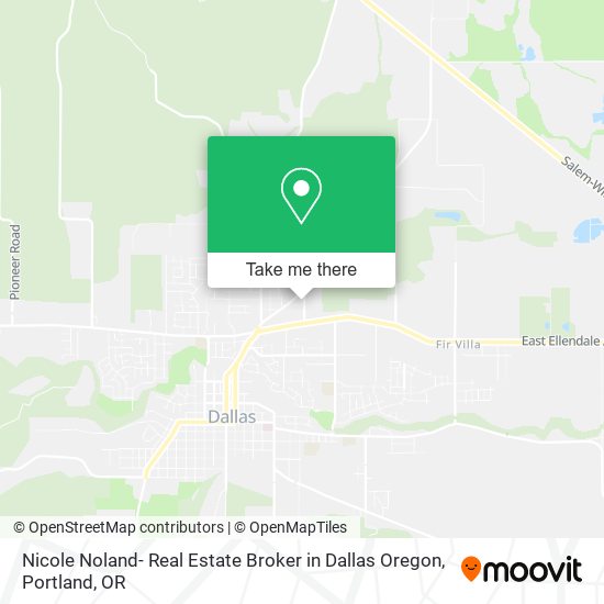Nicole Noland- Real Estate Broker in Dallas Oregon map