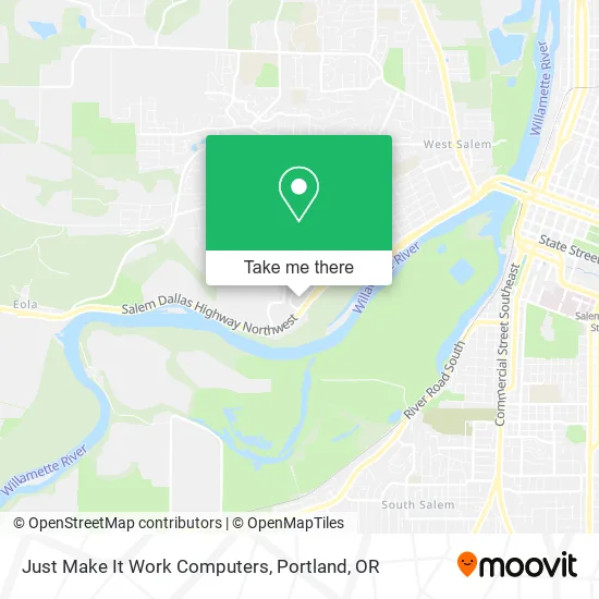 Just Make It Work Computers map