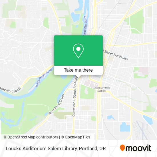 Loucks Auditorium Salem Library map