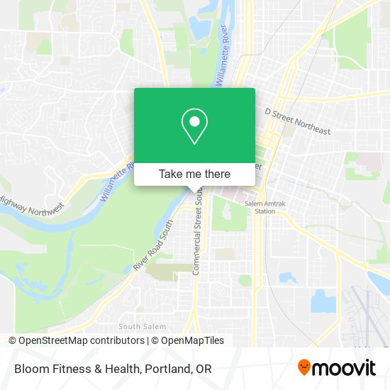Bloom Fitness & Health map