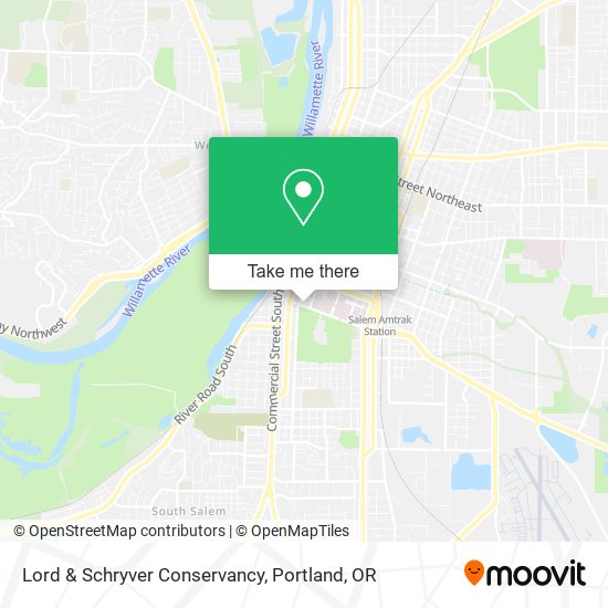 Mapa de Lord & Schryver Conservancy