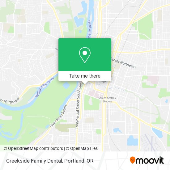 Creekside Family Dental map