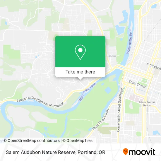 Mapa de Salem Audubon Nature Reserve