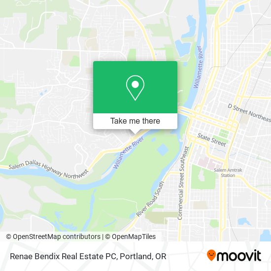 Renae Bendix Real Estate PC map