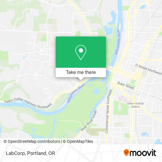 LabCorp map