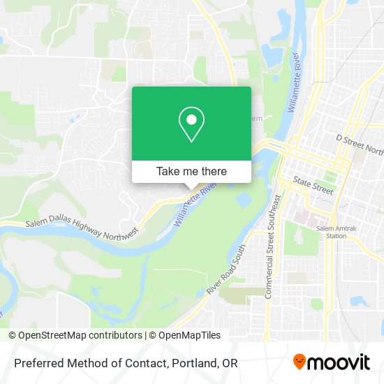 Mapa de Preferred Method of Contact
