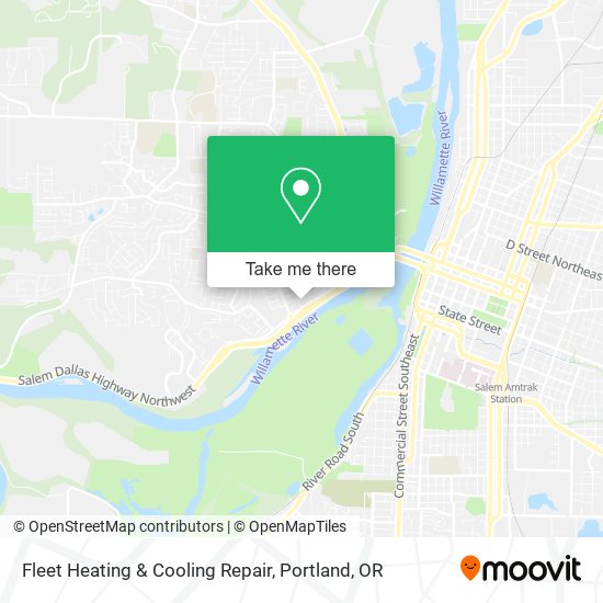 Fleet Heating & Cooling Repair map