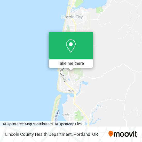 Lincoln County Health Department map
